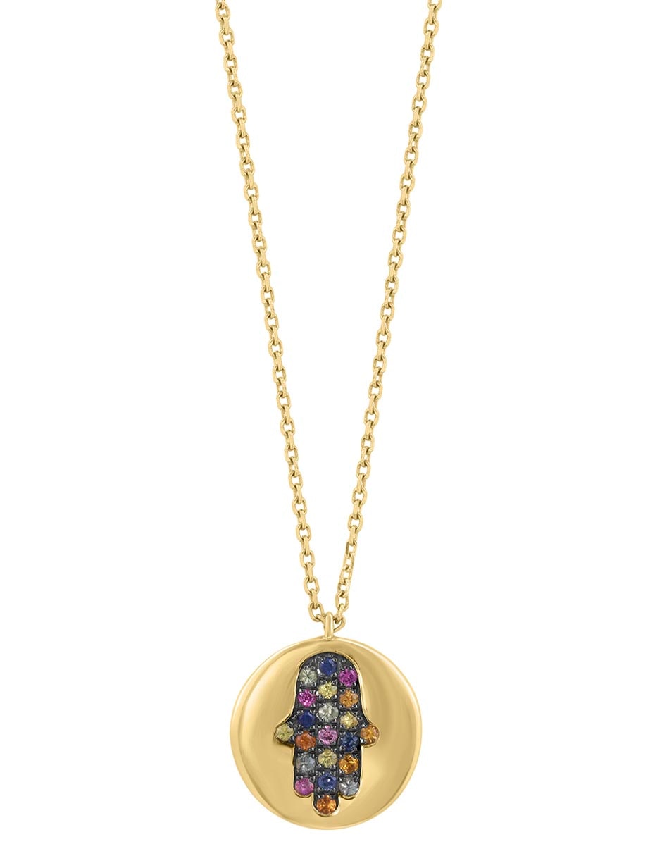 Collar de mano de fátima Effy de oro 14 K