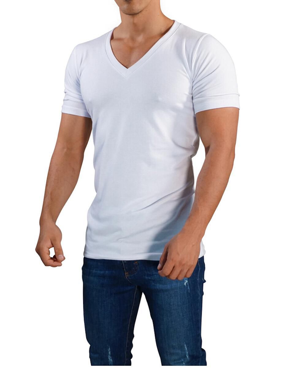 Playera cuello V para hombre Playera cuello V para hombre