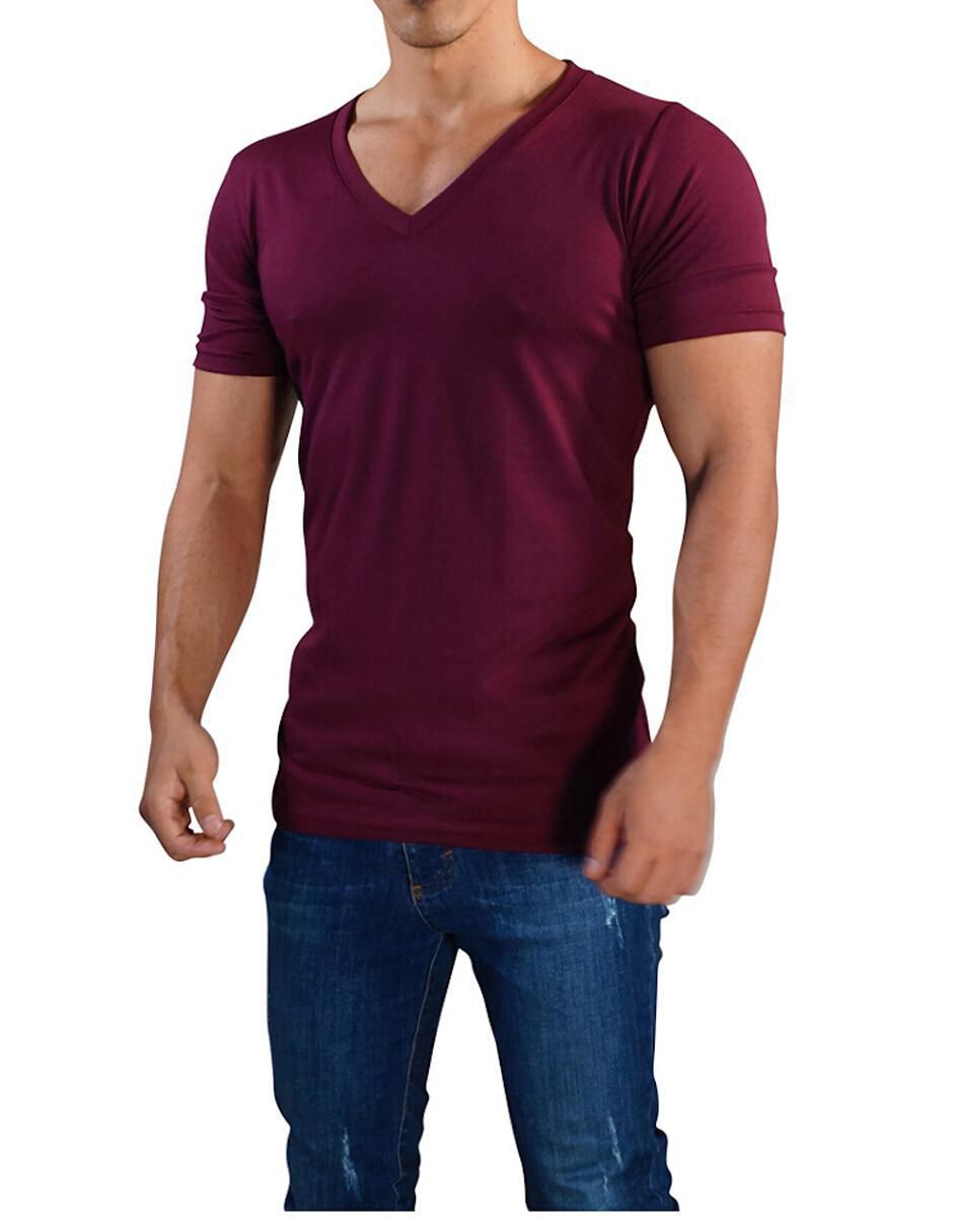 Playera cuello V para hombre Playera cuello V para hombre