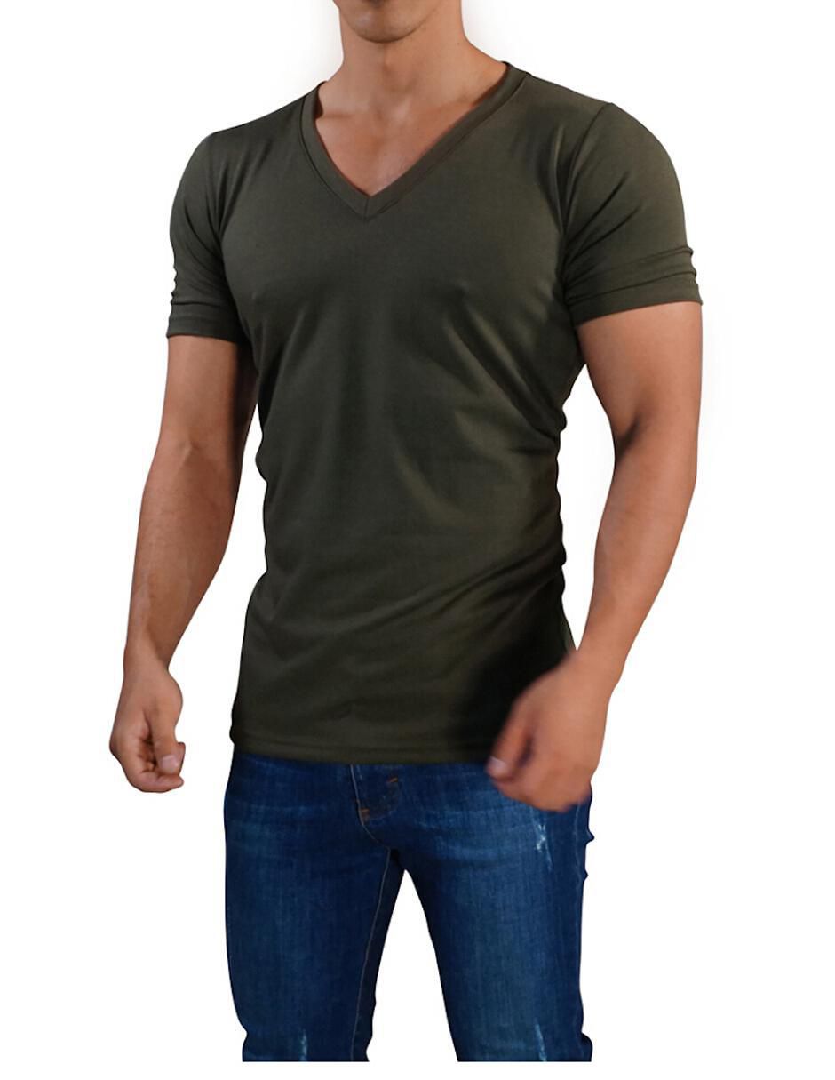 Playera cuello V para hombre Playera cuello V para hombre