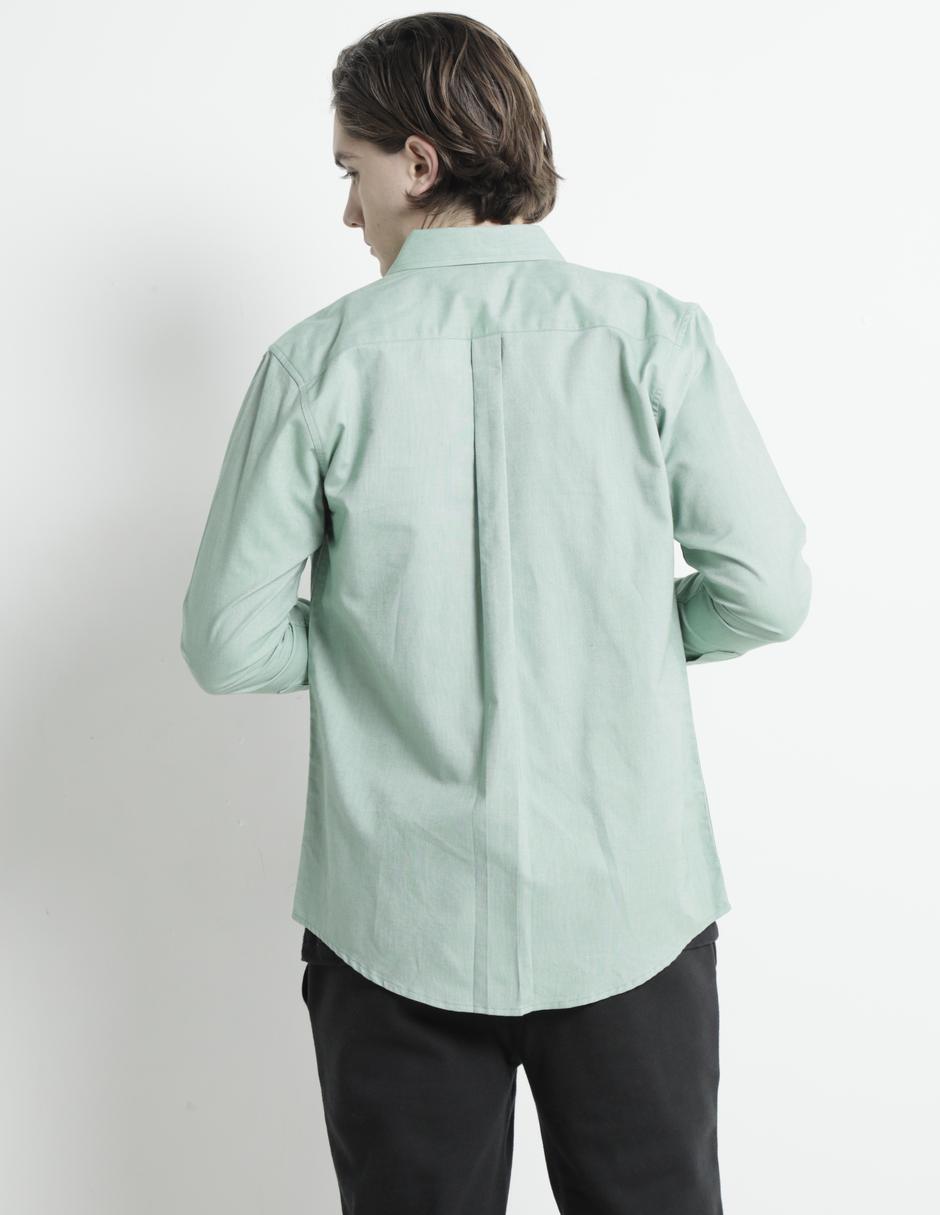 Camisa casual Aéropostale de algodón manga larga para hombre