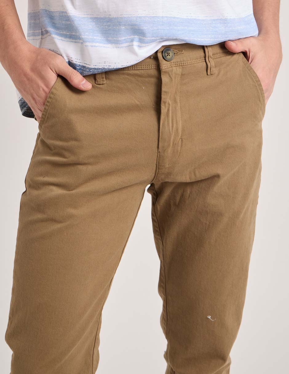 Pantalón recto Aéropostale de algodón para hombre