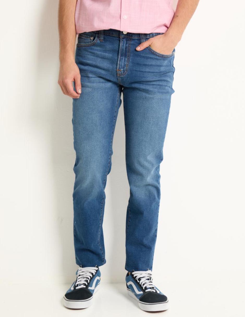 Jeans slim deslavado para hombre Jeans slim deslavado para hombre