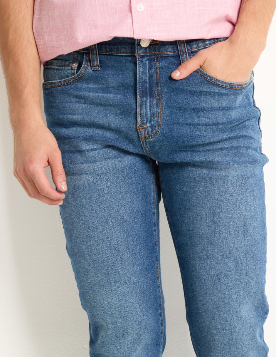 Jeans slim Aéropostale deslavado para hombre