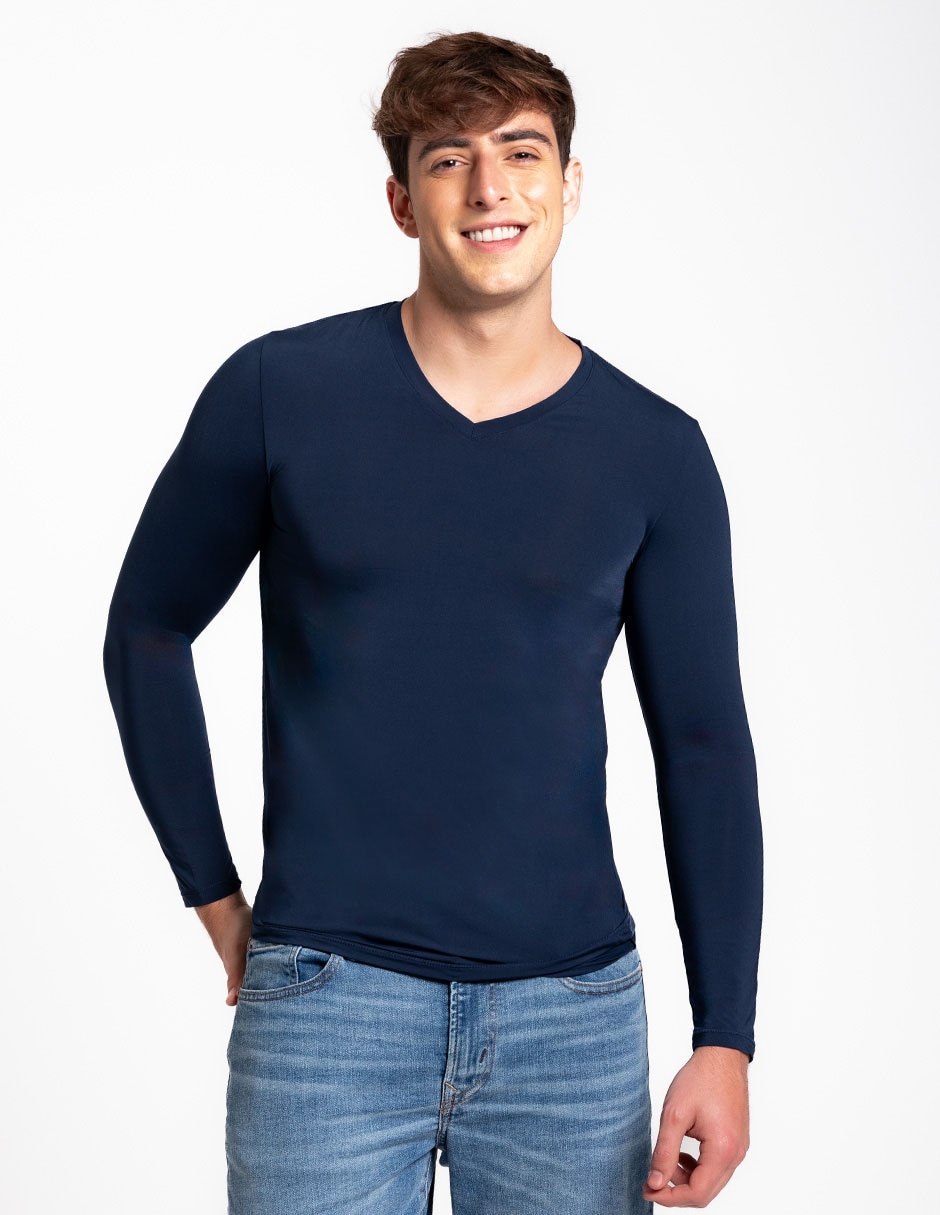 Playera cuello V para hombre Playera cuello V para hombre