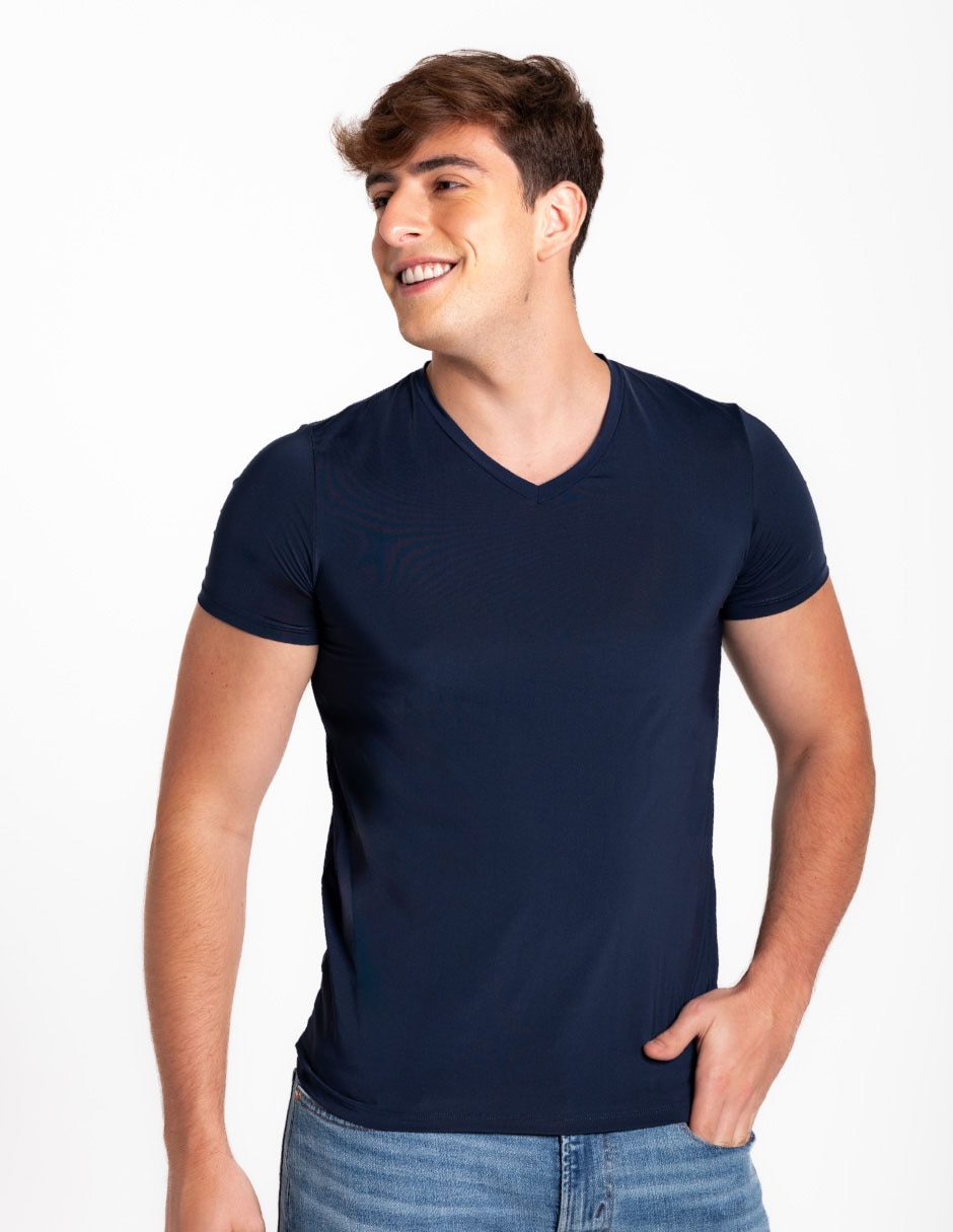 Playera cuello V para hombre Playera cuello V para hombre