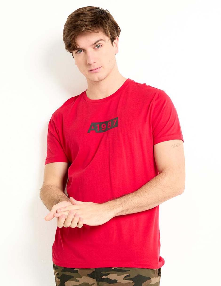 Playera cuello redondo para hombre Playera cuello redondo para hombre