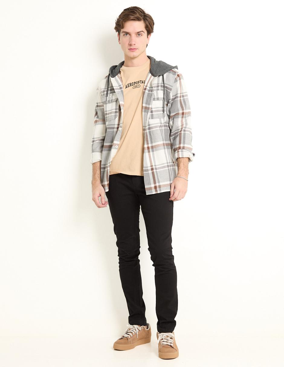 Pantalón regular de algodón para hombre 3