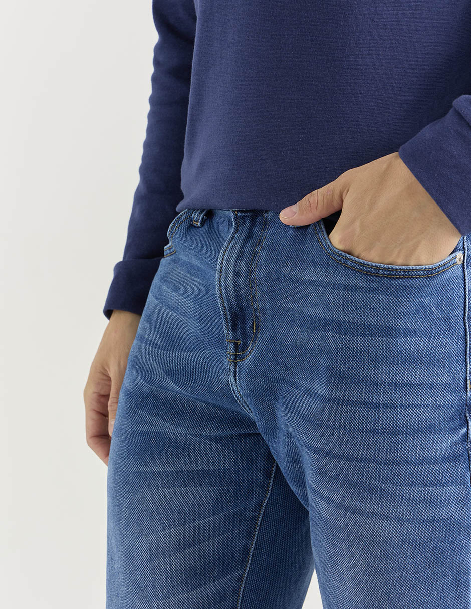Jeans straight Aéropostale lavado medio para hombre