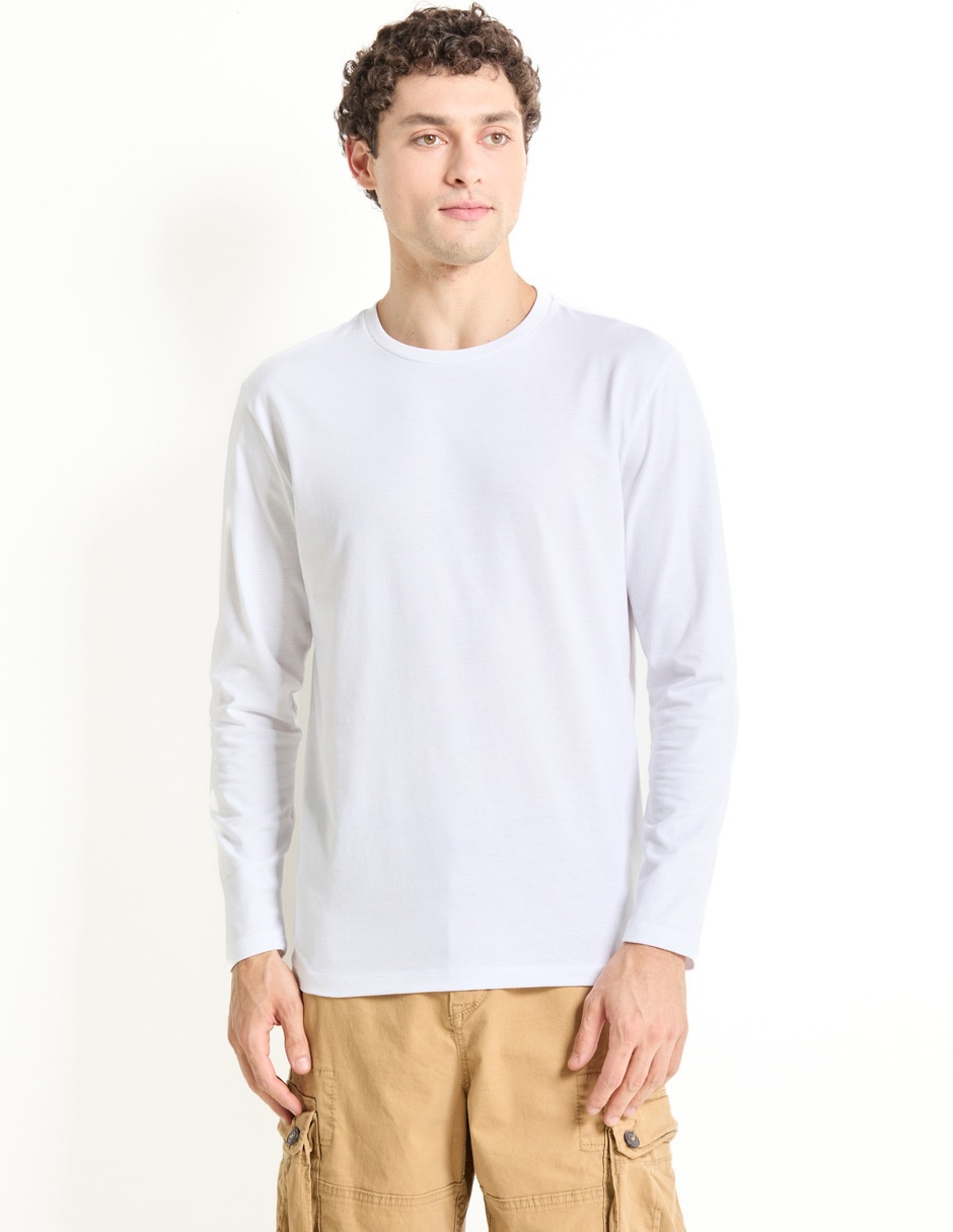 Playera cuello redondo para hombre Playera cuello redondo para hombre