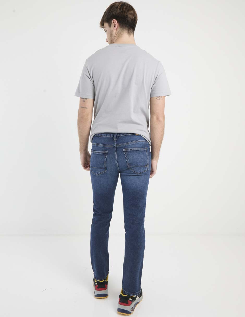 Jeans slim Aéropostale lavado stone wash para hombre
