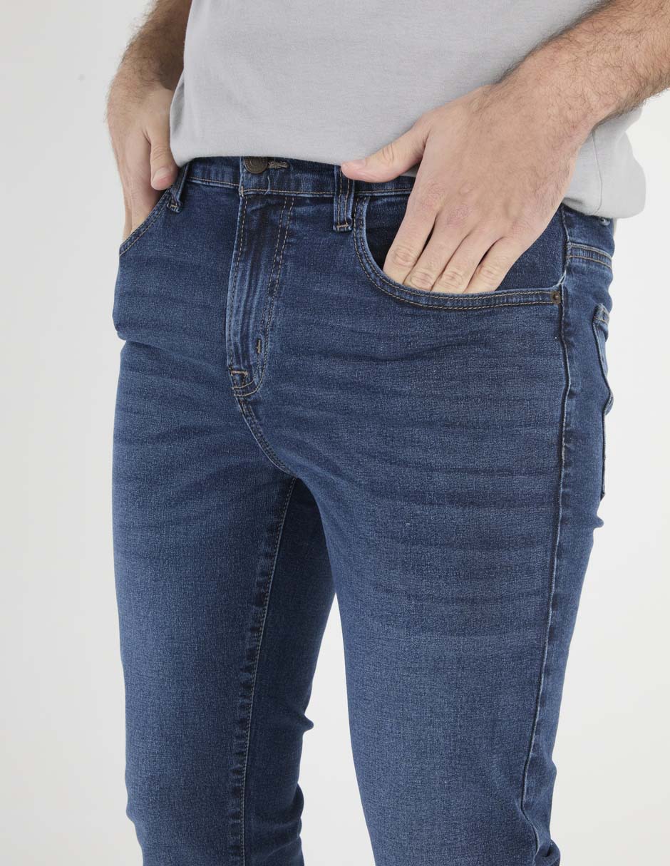 Jeans slim Aéropostale lavado stone wash para hombre
