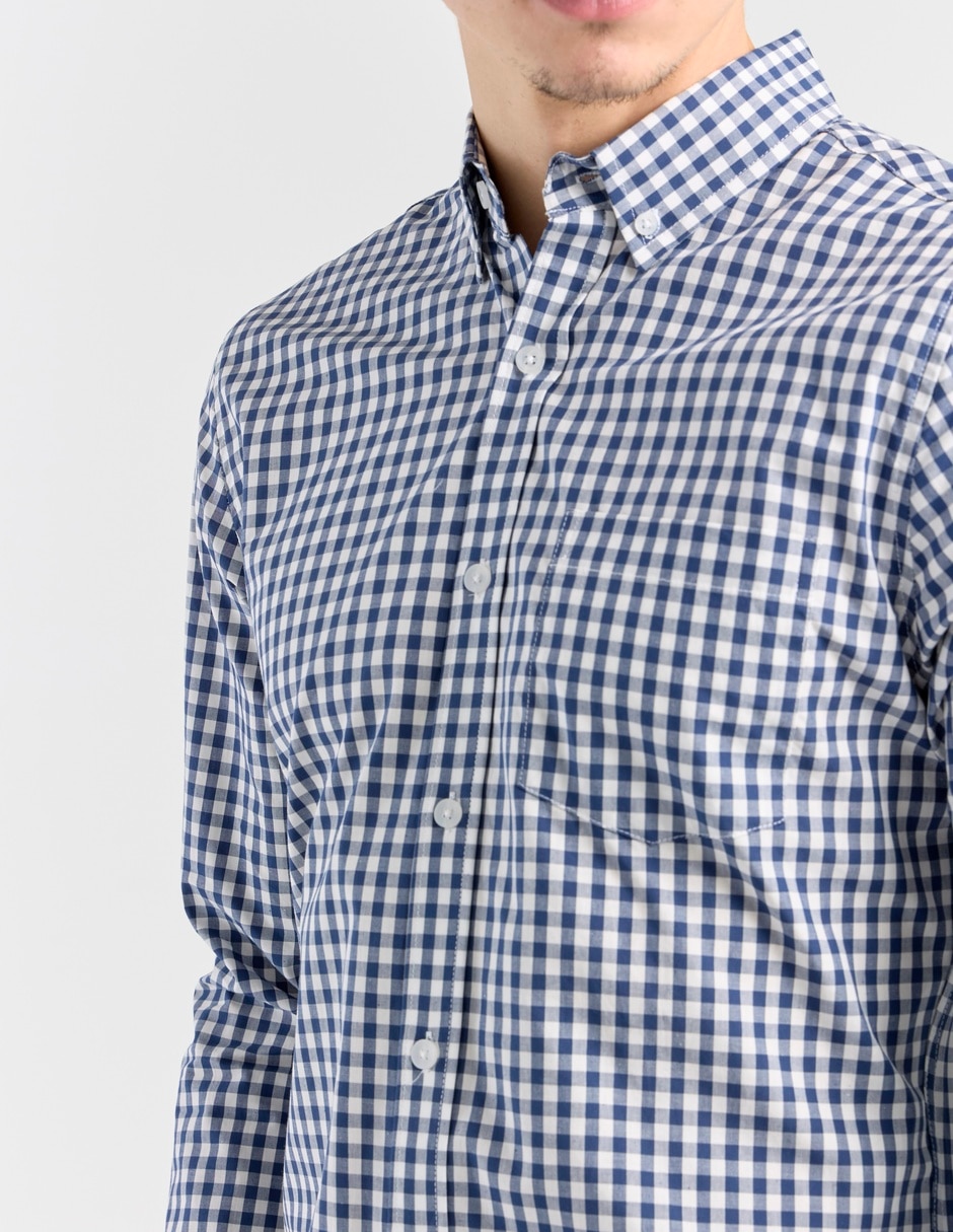 Camisa casual Aéropostale de algodón manga larga para hombre 7