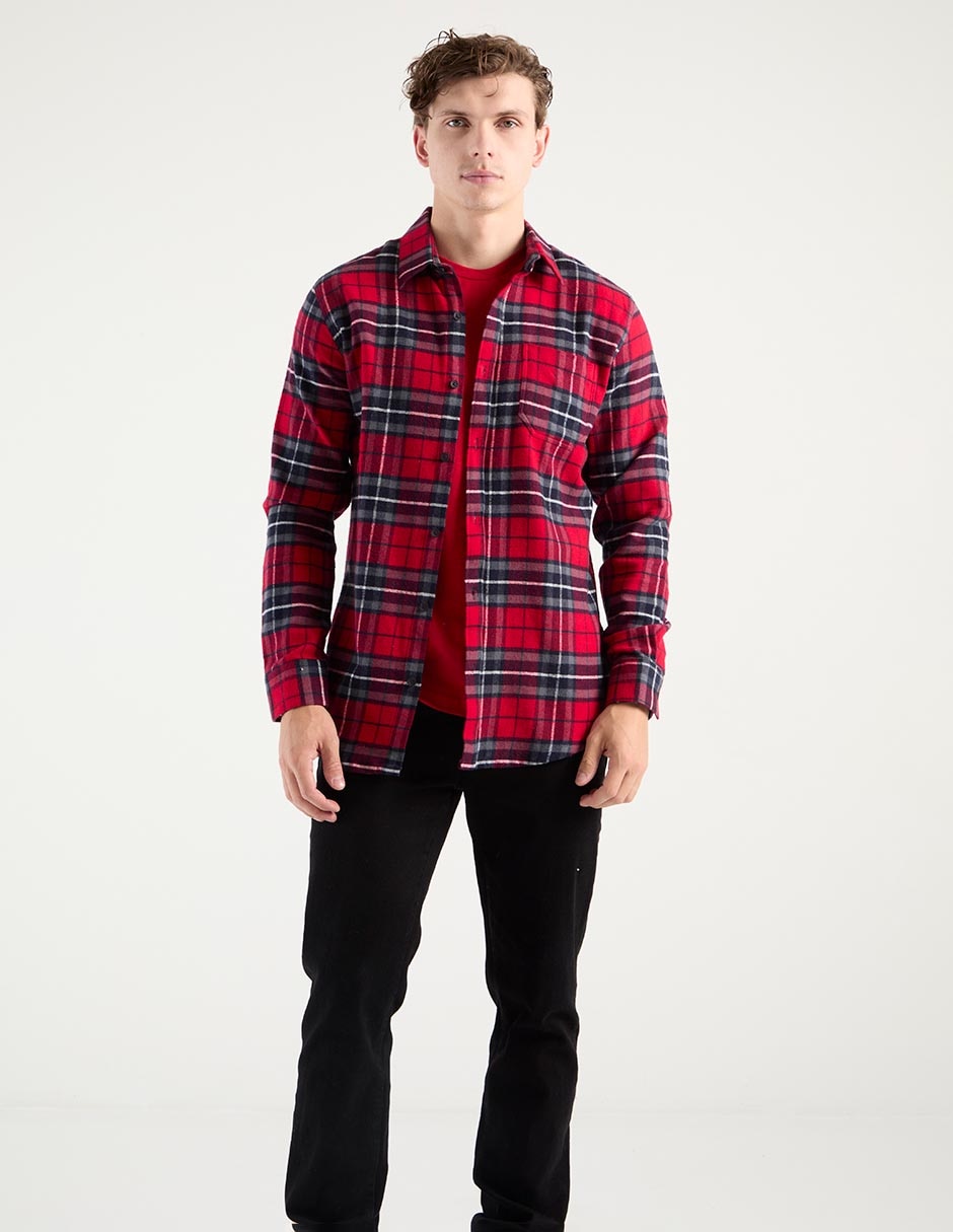 Camisa casual manga larga para hombre Camisa casual manga larga para hombre