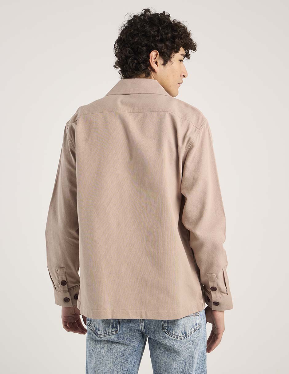 Sobrecamisa casual Aéropostale de algodón manga larga para hombre