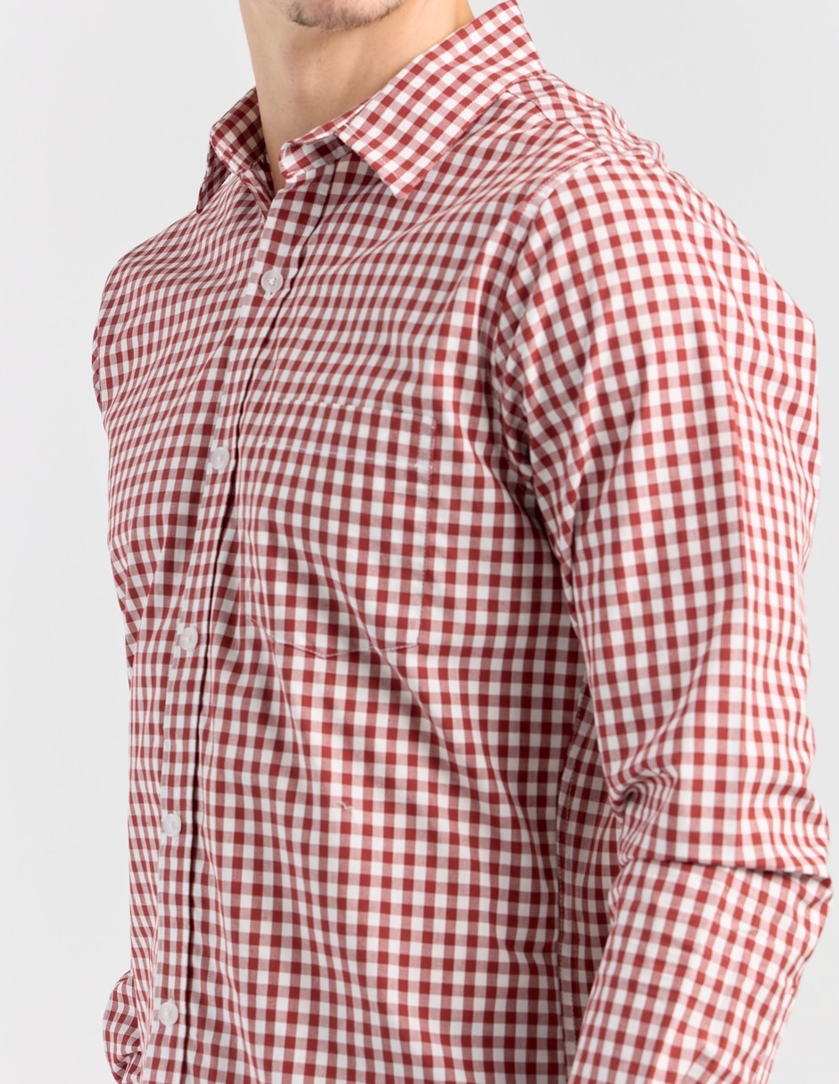 Camisa casual Aéropostale de algodón manga larga para hombre