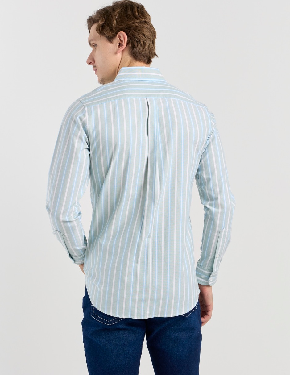 Camisa casual Aéropostale de algodón manga larga para hombre