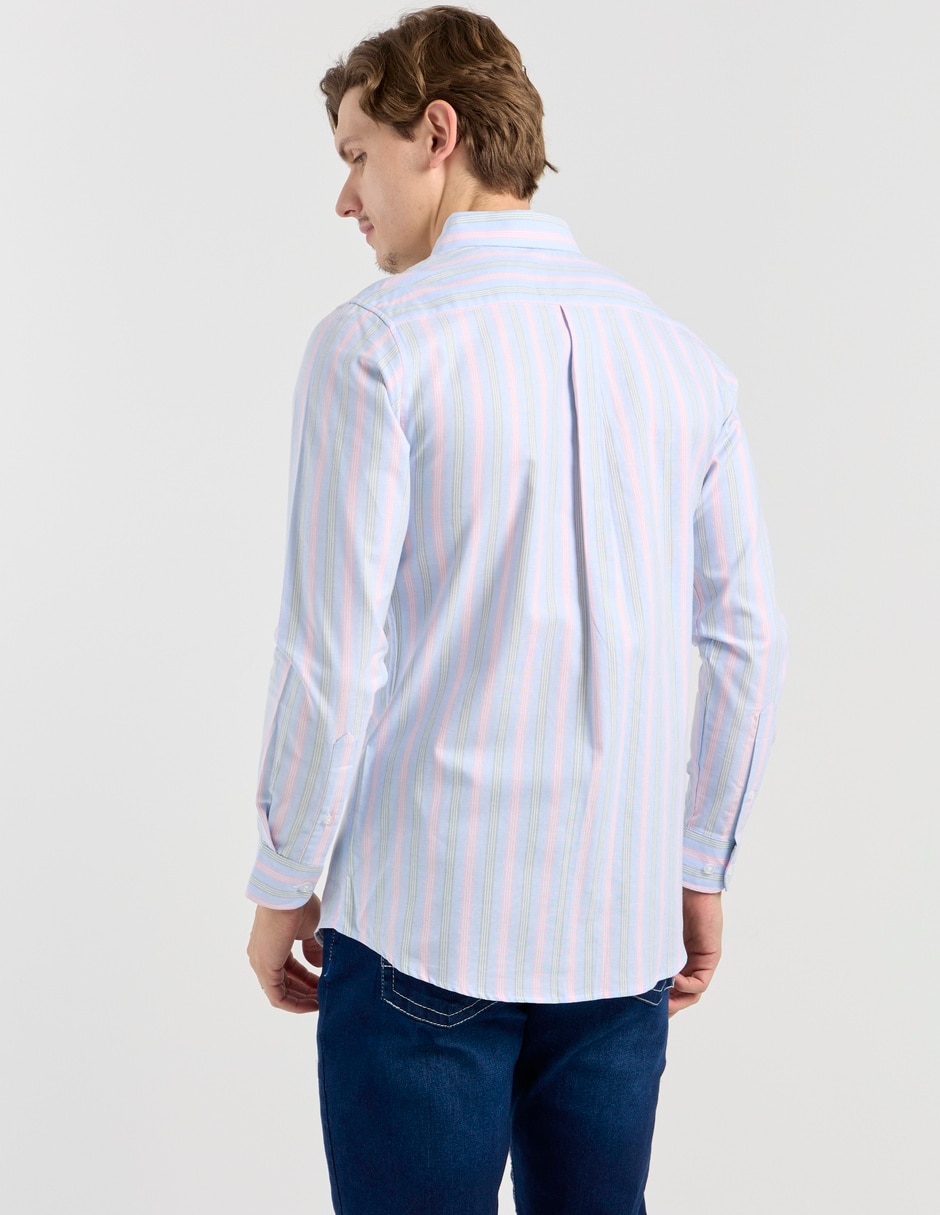 Camisa casual Aéropostale de algodón manga larga para hombre