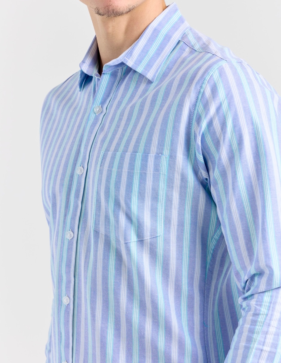 Camisa casual Aéropostale de algodón manga larga para hombre