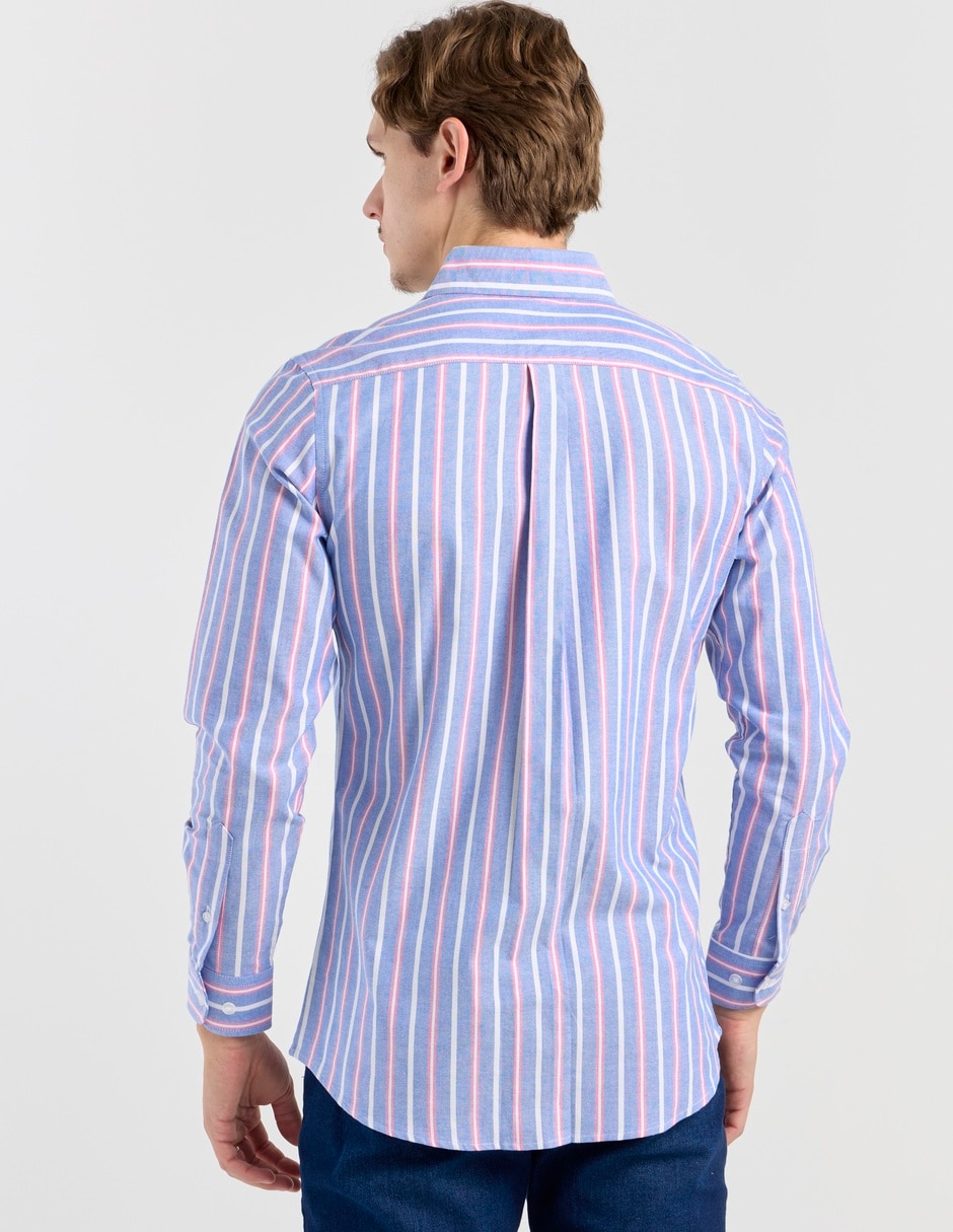 Camisa casual Aéropostale de algodón manga larga para hombre