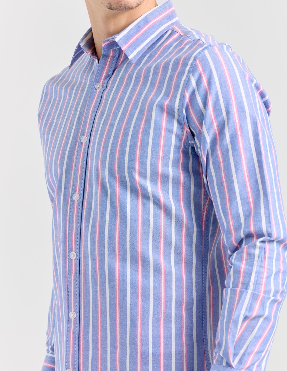 Camisa casual Aéropostale de algodón manga larga para hombre