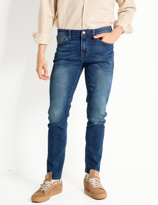 Jeans skinny Aéropostale lavado stone wash para hombre