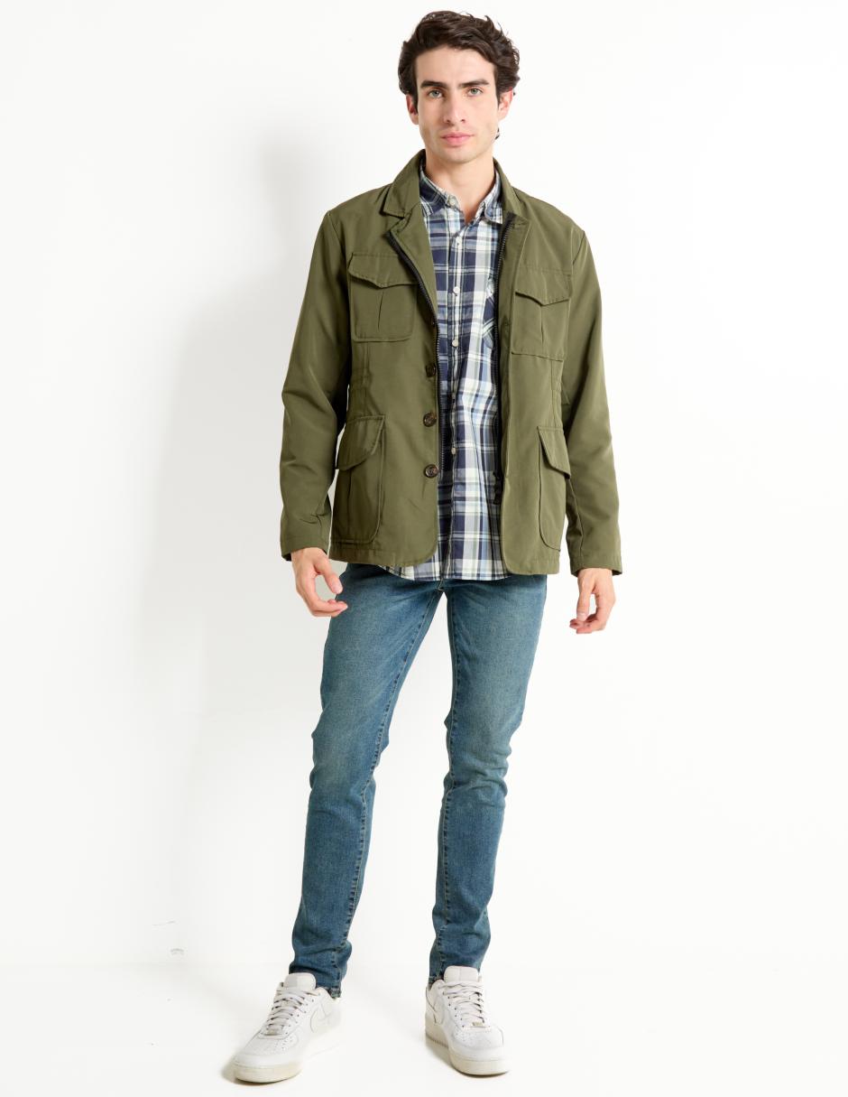 Jeans skinny Aéropostale lavado stone wash para hombre