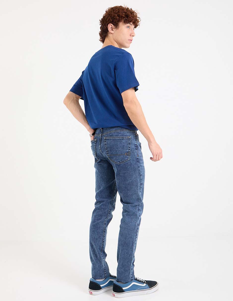 Jeans slim Aéropostale lavado stone wash para hombre
