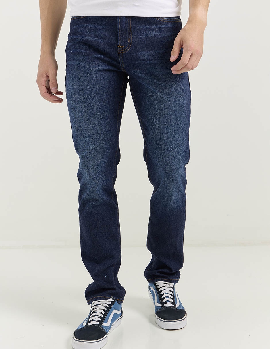 Jeans slim Aéropostale lavado stone wash para hombre