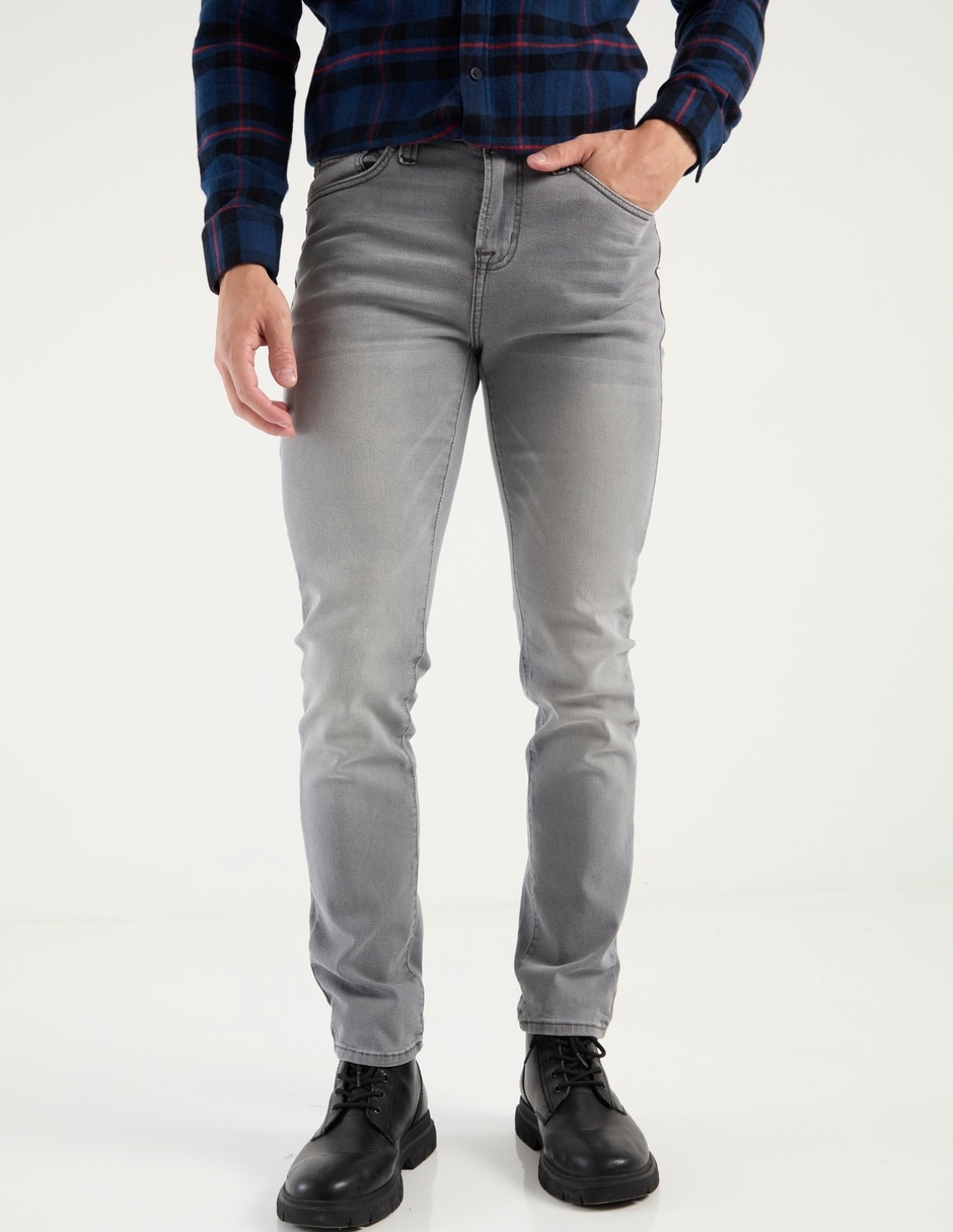 Jeans slim Aéropostale lavado sand blast para hombre