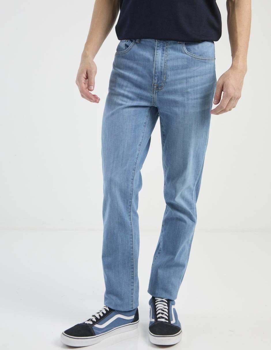 Jeans slim Aéropostale lavado claro para hombre