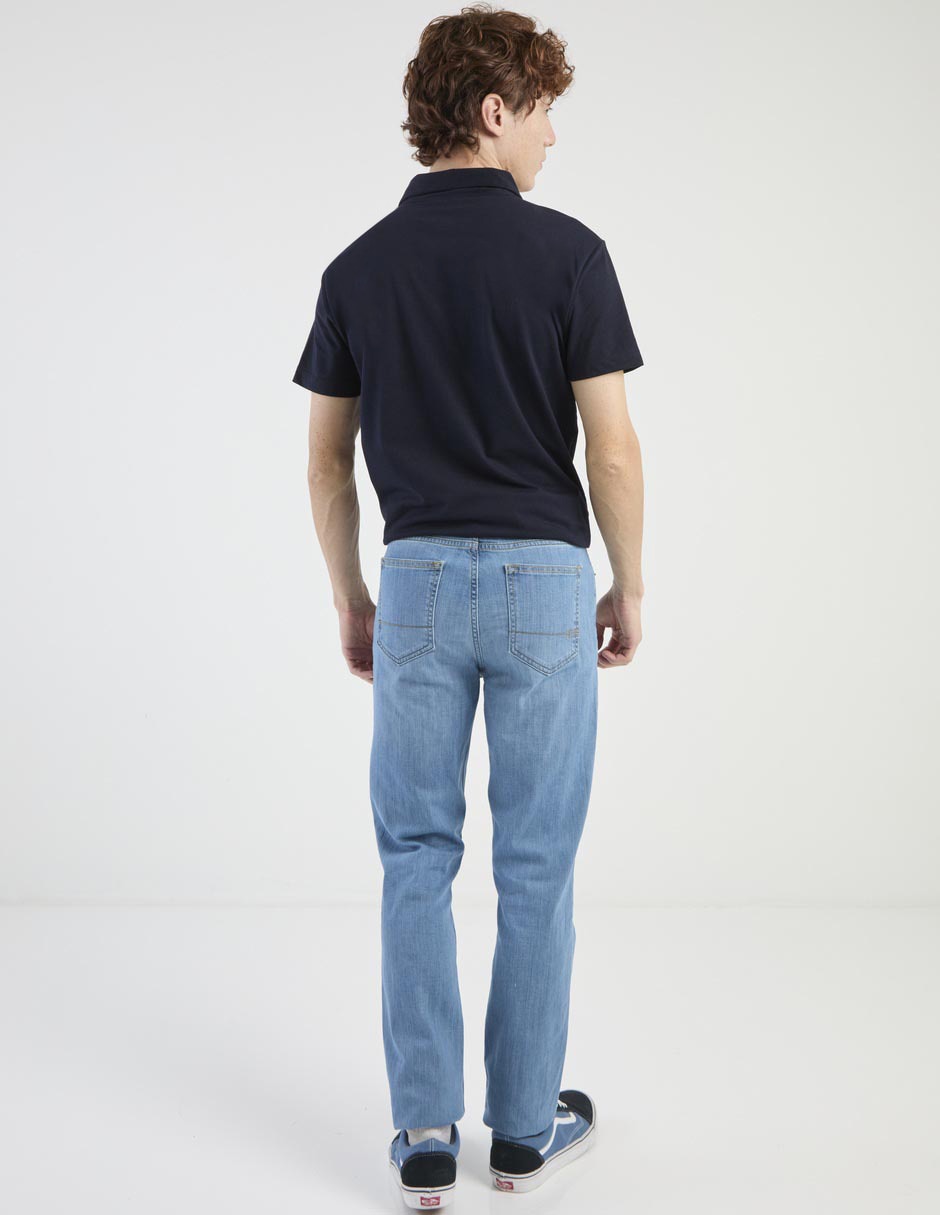 Jeans slim Aéropostale lavado claro para hombre
