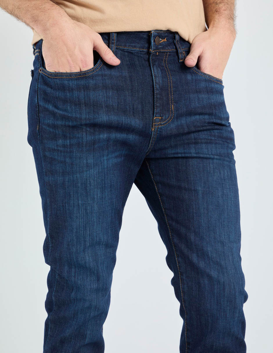 Jeans slim Aéropostale lavado whisker para hombre