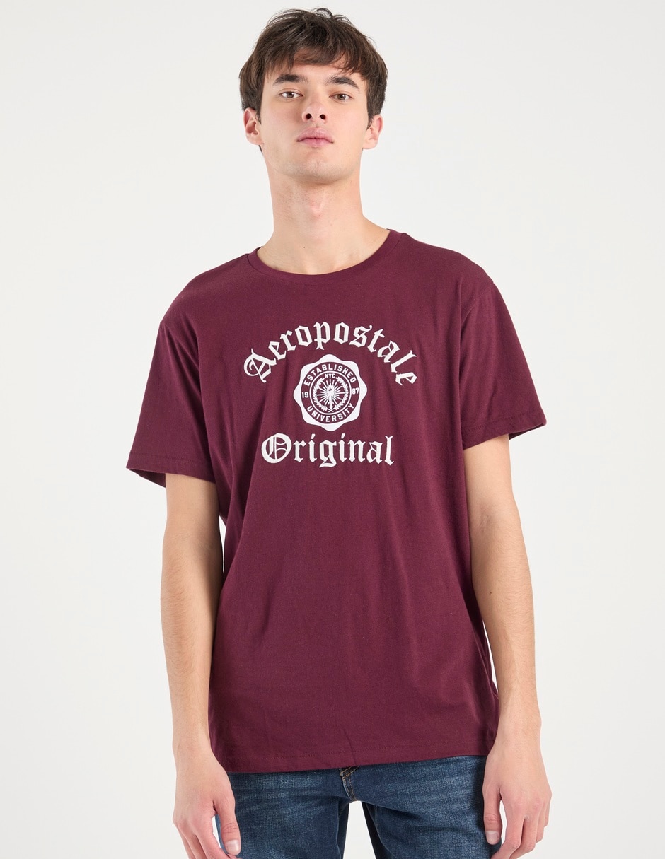 Playera cuello redondo para hombre