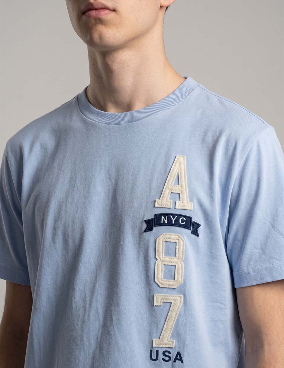 Playera aero 100258567 ind algodón manga corta