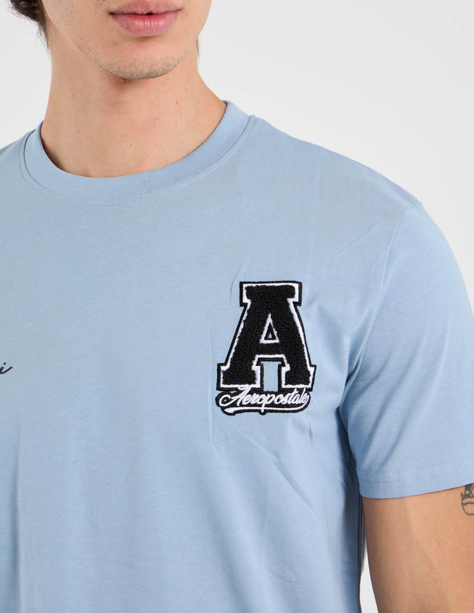Playera aéropostale cuello redondo para hombre