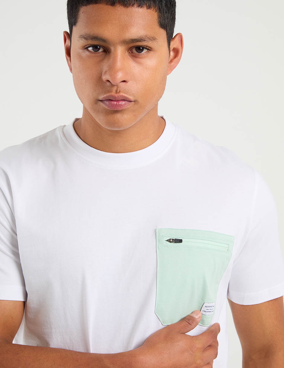Playera cuello redondo para hombre