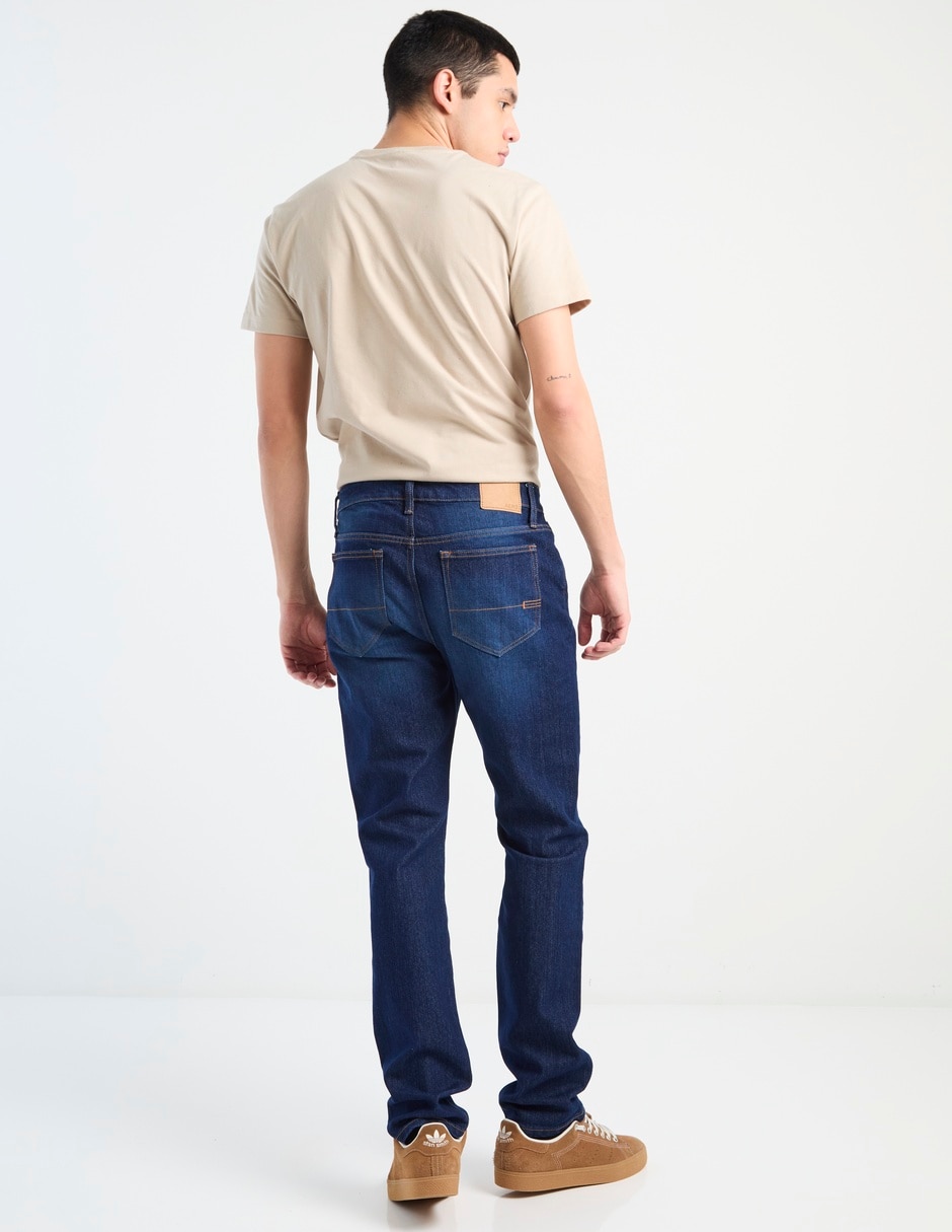 Jeans slim Aéropostale lavado stone wash para hombre