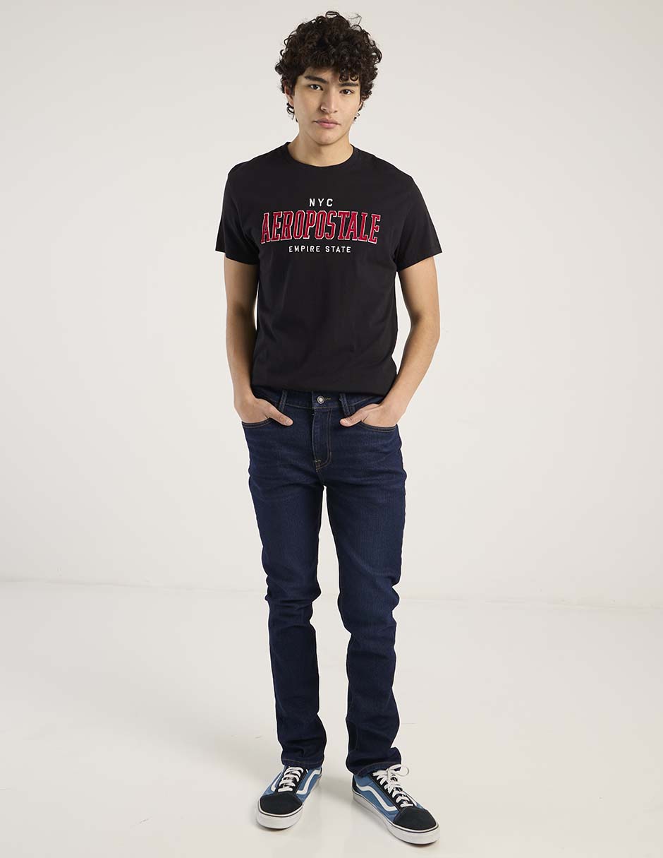 Jeans slim lavado medio para hombre Jeans slim lavado medio para hombre