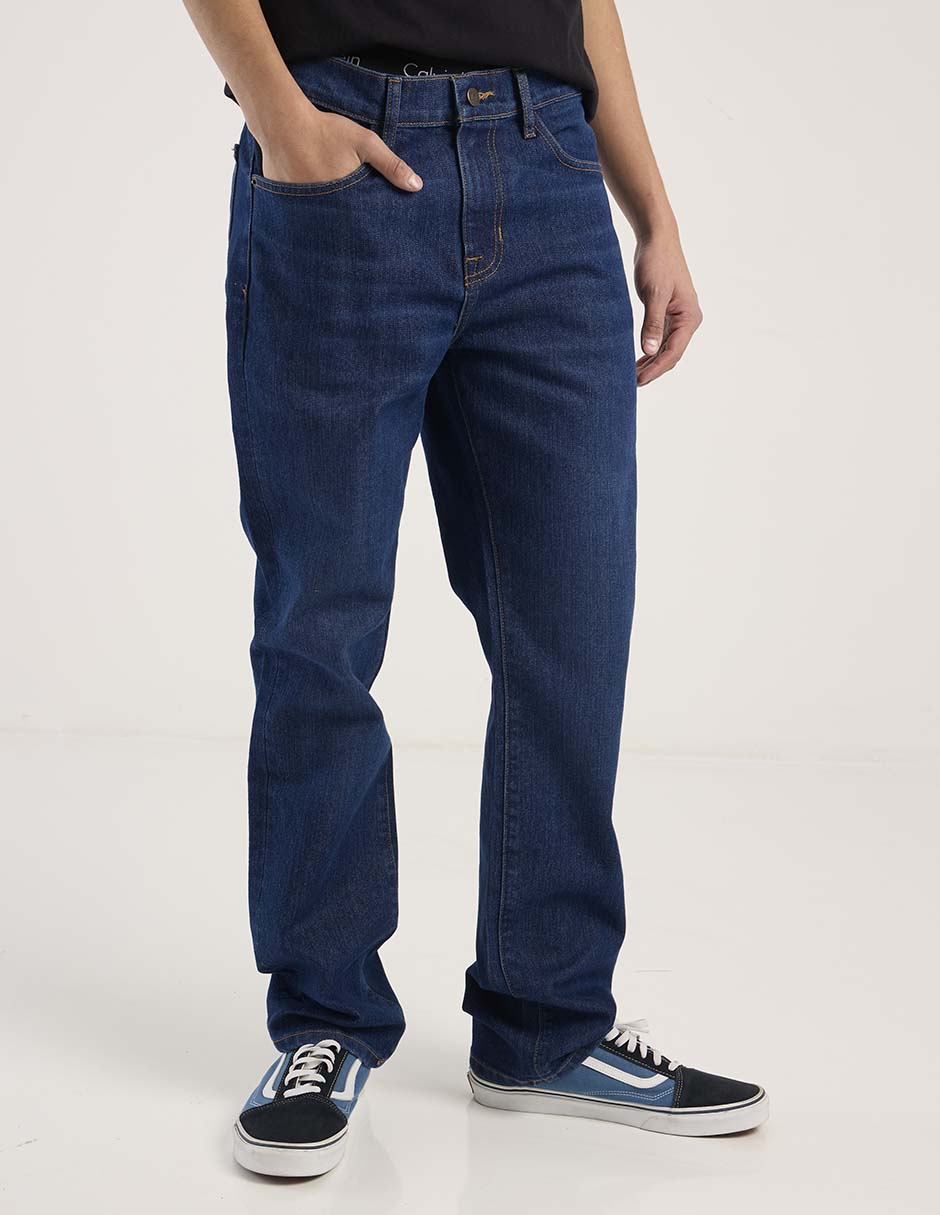 Jeans straight Aéropostale lavado whisker para hombre