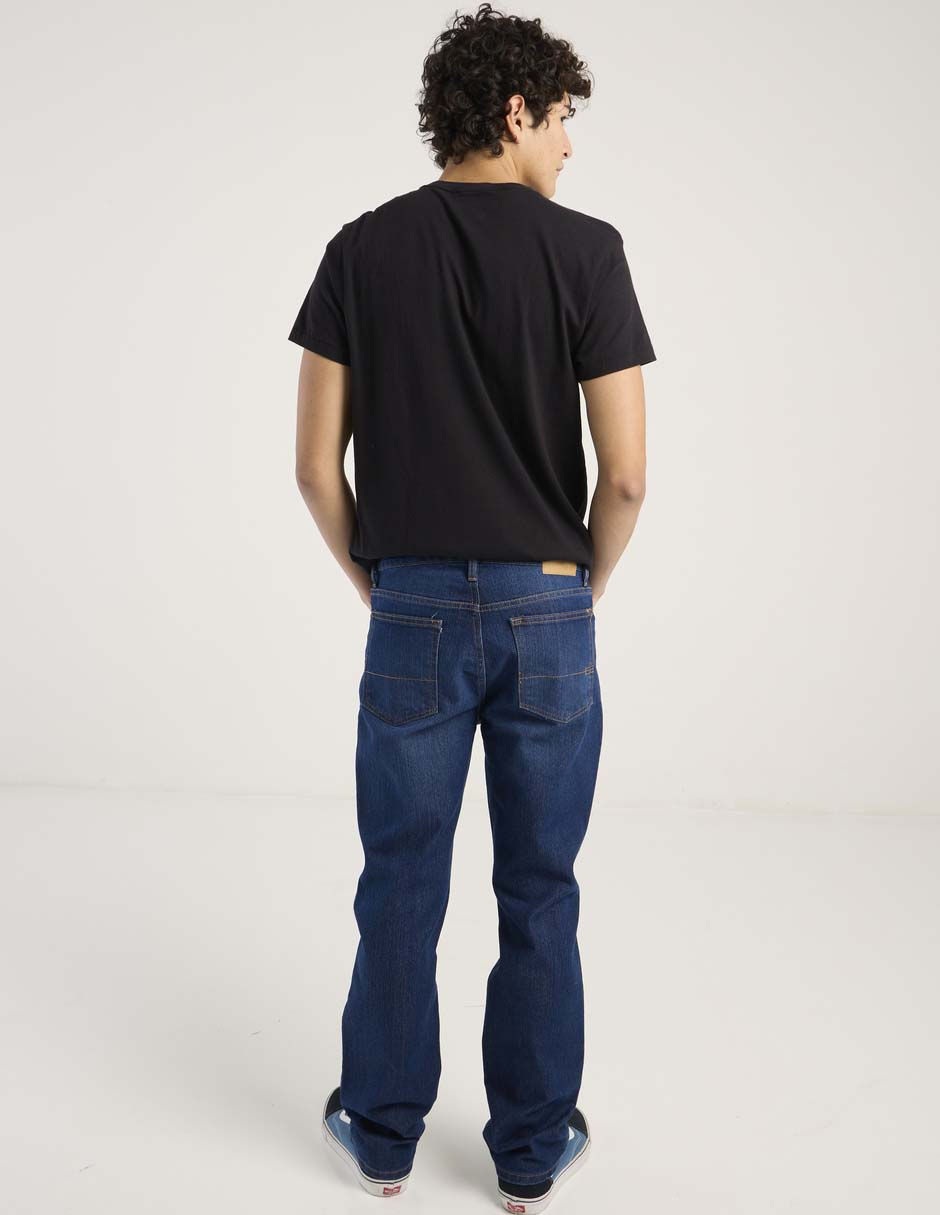 Jeans straight Aéropostale lavado whisker para hombre