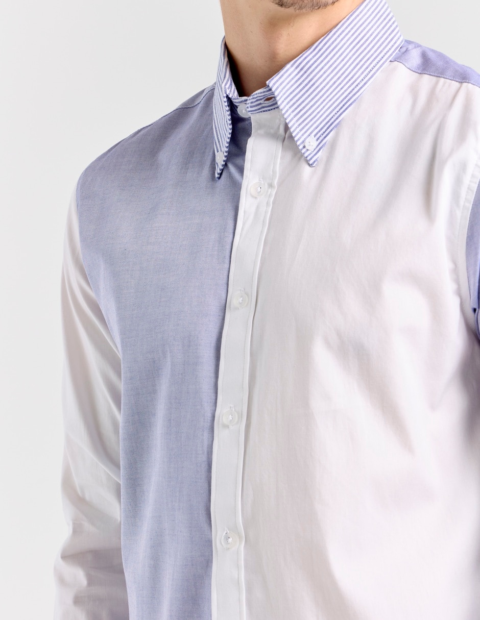 Camisa casual Aéropostale de algodón manga larga para hombre