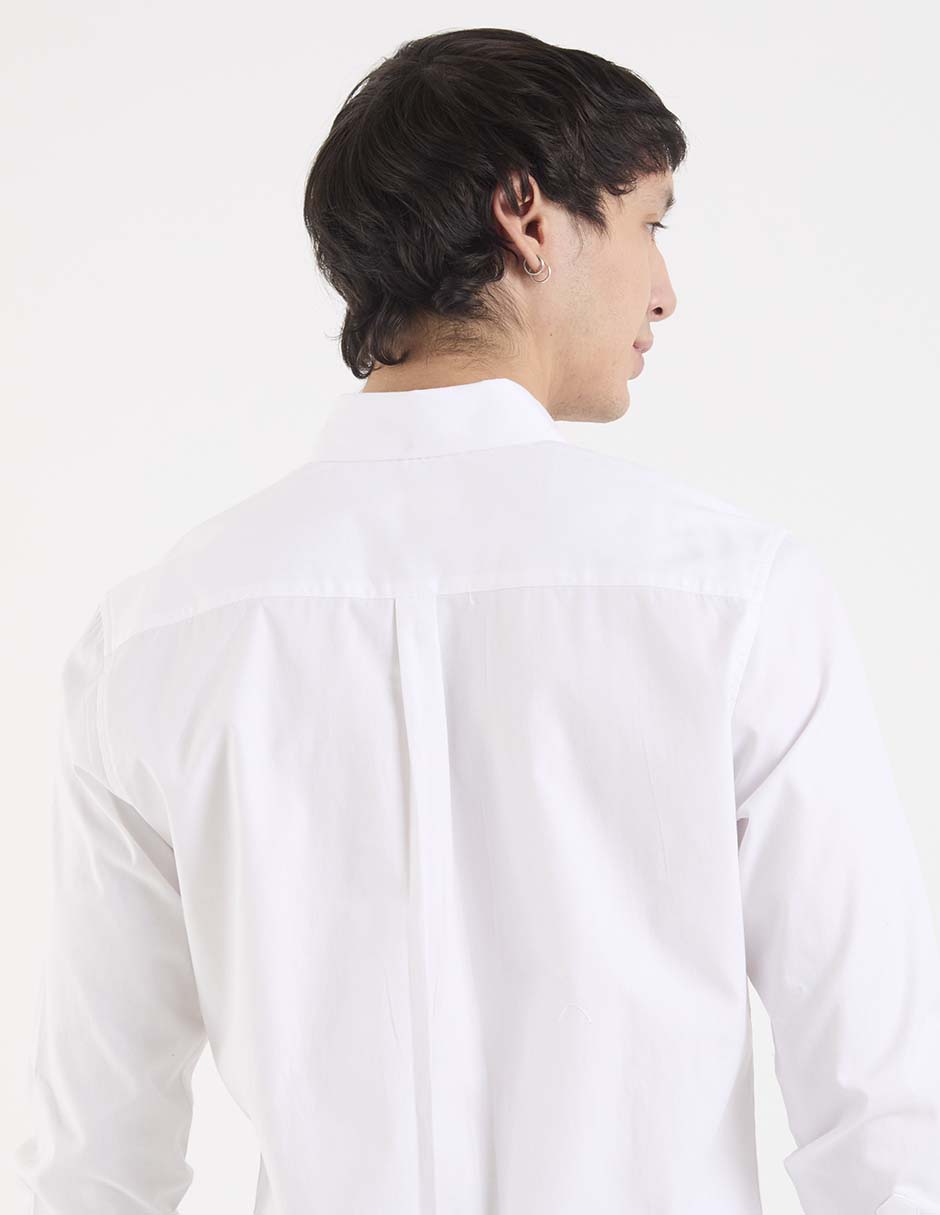 Camisa casual aéropostale de algodón manga larga para hombre