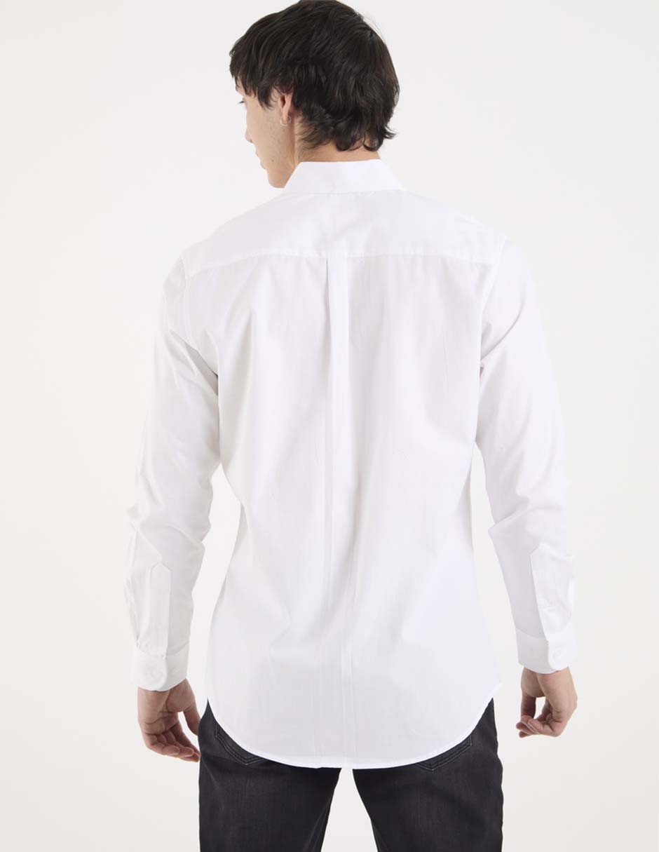 Camisa casual aéropostale de algodón manga larga para hombre 6