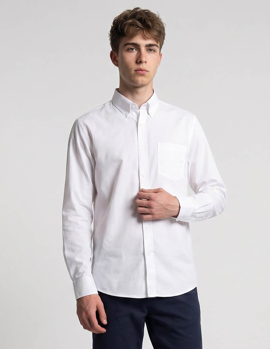 Camisa casual aéropostale de algodón manga larga para hombre Camisa casual aéropostale de algodón manga larga para hombre