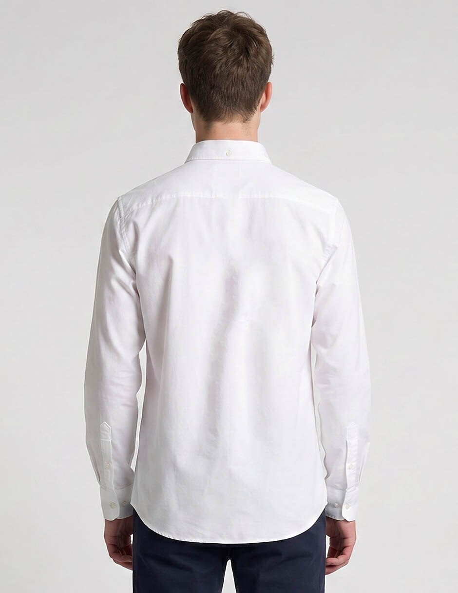 Camisa casual aéropostale de algodón manga larga para hombre