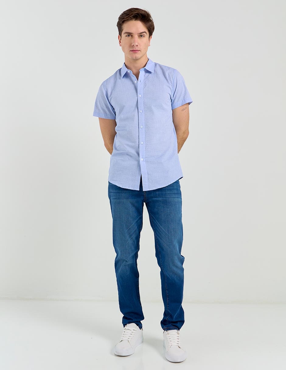 Camisa casual Aéropostale manga corta para hombre