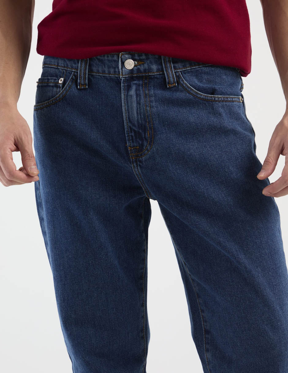Jeans relaxed Aero lavado medio para hombre