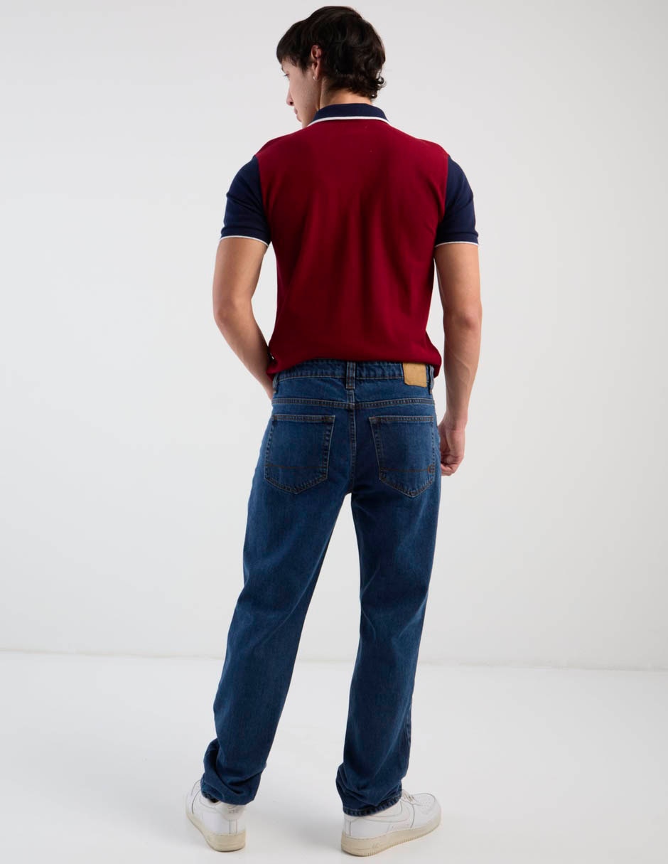 Jeans relaxed Aero lavado medio para hombre
