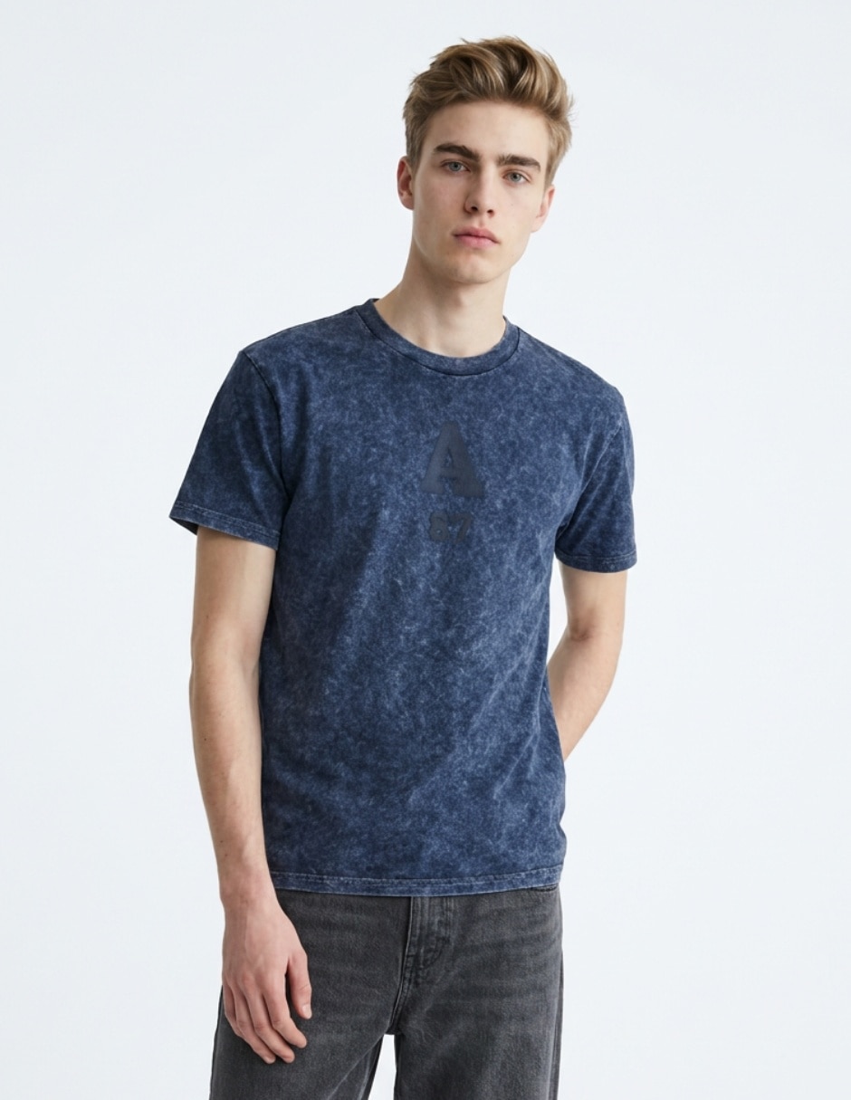 Playera cuello redondo para hombre